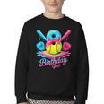 8th Birthday Baseball Ice Cream Drip 8 Years Old Girls B-Day Youth Crewneck Sweatshirt 8th Birthday Baseball Ice Cream Drip 8 Years Old Girls B-Day Youth Crewneck Sweatshirt