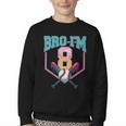 8th Birthday Boy Bro I'm 8 Years Old Baseball Theme Youth Crewneck Sweatshirt 8th Birthday Boy Bro I'm 8 Years Old Baseball Theme Youth Crewneck Sweatshirt
