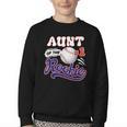 Aunt Rookie Of Year 1st Birthday Baseball Theme Matching Youth Crewneck Sweatshirt Aunt Rookie Of Year 1st Birthday Baseball Theme Matching Youth Crewneck Sweatshirt