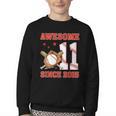 Awesome Since 2015 11 Year Old Boys Bday Baseball Theme Youth Crewneck Sweatshirt Awesome Since 2015 11 Year Old Boys Bday Baseball Theme Youth Crewneck Sweatshirt