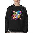 Banana Baseball 67 Ice Cream Drip Meme Youth Crewneck Sweatshirt Banana Baseball 67 Ice Cream Drip Meme Youth Crewneck Sweatshirt