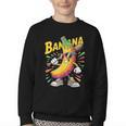 Banana Baseball Cartoon Cool Sports Kids Teens Youth Crewneck Sweatshirt Banana Baseball Cartoon Cool Sports Kids Teens Youth Crewneck Sweatshirt