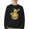 Banana Baseball Fruit Youth Crewneck Sweatshirt Banana Baseball Fruit Youth Crewneck Sweatshirt
