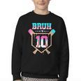 Baseball 10 Year Old Ice Cream Drip 10th Birthday Boy Player Youth Crewneck Sweatshirt Baseball 10 Year Old Ice Cream Drip 10th Birthday Boy Player Youth Crewneck Sweatshirt