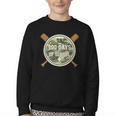 Baseball 100th Day Of School Camouflage Youth Crewneck Sweatshirt Baseball 100th Day Of School Camouflage Youth Crewneck Sweatshirt