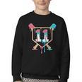 Baseball 11 Year Old Ice Cream Drip 11th Birthday Boy Player Youth Crewneck Sweatshirt Baseball 11 Year Old Ice Cream Drip 11th Birthday Boy Player Youth Crewneck Sweatshirt