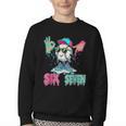 Baseball 67 Drip Six Seven Hand Signs Ice Cream Meme Youth Crewneck Sweatshirt Baseball 67 Drip Six Seven Hand Signs Ice Cream Meme Youth Crewneck Sweatshirt