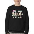 Baseball 67 Dripping Six Seven Drip Meme Ice Cream Boy Youth Crewneck Sweatshirt