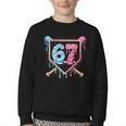 Baseball 67 Ice Cream Drip Six Seven Meme Boy Girl Kid Youth Crewneck Sweatshirt Baseball 67 Ice Cream Drip Six Seven Meme Boy Girl Kid Youth Crewneck Sweatshirt