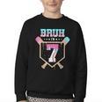 Baseball 7 Year Old Ice Cream Drip 7th Birthday Boys Player Youth Crewneck Sweatshirt Baseball 7 Year Old Ice Cream Drip 7th Birthday Boys Player Youth Crewneck Sweatshirt