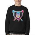 Baseball 8 Year Old Boy Ice Cream Drip 8th Birthday Player Youth Crewneck Sweatshirt Baseball 8 Year Old Boy Ice Cream Drip 8th Birthday Player Youth Crewneck Sweatshirt