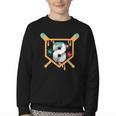 Baseball 8 Year Old Ice Cream Drip 8th Birthday Boy Number 8 Youth Crewneck Sweatshirt Baseball 8 Year Old Ice Cream Drip 8th Birthday Boy Number 8 Youth Crewneck Sweatshirt