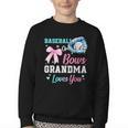 Baseball Or Bows Your Grandma Loves You Gender Reveal Youth Crewneck Sweatshirt Baseball Or Bows Your Grandma Loves You Gender Reveal Youth Crewneck Sweatshirt
