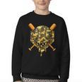 Baseball Camo Boys Ice Cream Youth Baseball Youth Crewneck Sweatshirt Baseball Camo Boys Ice Cream Youth Baseball Youth Crewneck Sweatshirt