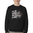 Baseball Catcher Waiting For You At Home Player Quote Youth Crewneck Sweatshirt Baseball Catcher Waiting For You At Home Player Quote Youth Crewneck Sweatshirt