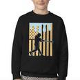 Baseball Drip Boys Dripping Ice Cream Baseball American Flag Youth Crewneck Sweatshirt Baseball Drip Boys Dripping Ice Cream Baseball American Flag Youth Crewneck Sweatshirt