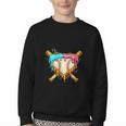 Baseball Drip For Boys Ice Cream Dripping Baseball Sport Youth Crewneck Sweatshirt Baseball Drip For Boys Ice Cream Dripping Baseball Sport Youth Crewneck Sweatshirt