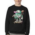 Baseball Drip For Boys Ice Cream Drip Baseball Youth Crewneck Sweatshirt Baseball Drip For Boys Ice Cream Drip Baseball Youth Crewneck Sweatshirt