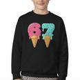 Baseball Drip Ice Cream 67 Baseball Youth Crewneck Sweatshirt Baseball Drip Ice Cream 67 Baseball Youth Crewneck Sweatshirt