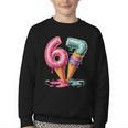 Baseball Drip Ice Cream 67 Youth Crewneck Sweatshirt Baseball Drip Ice Cream 67 Youth Crewneck Sweatshirt