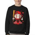 Baseball Drip Ice Cream Apparel Boys Kids Valentines Day Youth Crewneck Sweatshirt Baseball Drip Ice Cream Apparel Boys Kids Valentines Day Youth Crewneck Sweatshirt