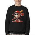 Baseball Drip Ice Cream Apparel Youth Boy Valentine Youth Crewneck Sweatshirt Baseball Drip Ice Cream Apparel Youth Boy Valentine Youth Crewneck Sweatshirt