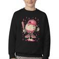 Baseball Drip Ice Cream Breast Cancer Awareness Boys & Girls Youth Crewneck Sweatshirt Baseball Drip Ice Cream Breast Cancer Awareness Boys & Girls Youth Crewneck Sweatshirt