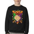 Baseball Drip Ice Cream Drip Halloween Baseball Lovers Youth Crewneck Sweatshirt Baseball Drip Ice Cream Drip Halloween Baseball Lovers Youth Crewneck Sweatshirt