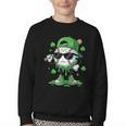 Baseball Drip Ice Cream Shamrock Kids Boy St Patrick’s Day Youth Crewneck Sweatshirt Baseball Drip Ice Cream Shamrock Kids Boy St Patrick’s Day Youth Crewneck Sweatshirt