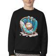 Baseball Drip Ice Cream Sprinkless Glove Boy Kid Youth Crewneck Sweatshirt Baseball Drip Ice Cream Sprinkless Glove Boy Kid Youth Crewneck Sweatshirt