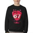 Baseball Drip Ice Cream Valentine Youth Boys Girls Sport Youth Crewneck Sweatshirt Baseball Drip Ice Cream Valentine Youth Boys Girls Sport Youth Crewneck Sweatshirt