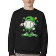 Baseball Drip Icecream Apparel Youth Boy St Patrick's Day Youth Crewneck Sweatshirt Baseball Drip Icecream Apparel Youth Boy St Patrick's Day Youth Crewneck Sweatshirt