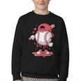 Baseball Drip Icecream Boy Kids Valentine Youth Crewneck Sweatshirt Baseball Drip Icecream Boy Kids Valentine Youth Crewneck Sweatshirt