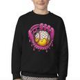 Baseball Drip Pink Glove Respect The Drip Youth Boys Girls Youth Crewneck Sweatshirt Baseball Drip Pink Glove Respect The Drip Youth Boys Girls Youth Crewneck Sweatshirt