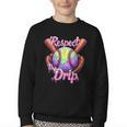Baseball Drip Respect The Drip Purple Ice Cream Sprinkles Youth Crewneck Sweatshirt Baseball Drip Respect The Drip Purple Ice Cream Sprinkles Youth Crewneck Sweatshirt