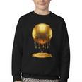 Baseball Dripping Drip Gold Sport Player Coach Baller Youth Crewneck Sweatshirt Baseball Dripping Drip Gold Sport Player Coach Baller Youth Crewneck Sweatshirt