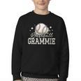 Baseball Grammie Sport Baseball Player Youth Crewneck Sweatshirt Baseball Grammie Sport Baseball Player Youth Crewneck Sweatshirt