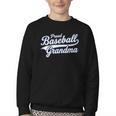 Baseball Grandma Graphic Youth Crewneck Sweatshirt Baseball Grandma Graphic Youth Crewneck Sweatshirt