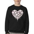 Baseball Heart Drip Valentine's Day Baseball Lover Boys Men Youth Crewneck Sweatshirt Baseball Heart Drip Valentine's Day Baseball Lover Boys Men Youth Crewneck Sweatshirt