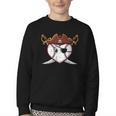 Baseball Heart Pirate Hat Crossed Swords Men Boys Kids Youth Youth Crewneck Sweatshirt Baseball Heart Pirate Hat Crossed Swords Men Boys Kids Youth Youth Crewneck Sweatshirt