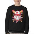 Baseball Heart Valentines Day Baseball Ice Cream Drip Boys Youth Crewneck Sweatshirt Baseball Heart Valentines Day Baseball Ice Cream Drip Boys Youth Crewneck Sweatshirt