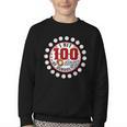 Baseball I Hit 100 Days Of School Baseball Player Kids Boys Youth Crewneck Sweatshirt Baseball I Hit 100 Days Of School Baseball Player Kids Boys Youth Crewneck Sweatshirt