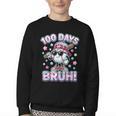 Baseball Ice Cram Drip 100 Days Of School 100th Boys Youth Youth Crewneck Sweatshirt Baseball Ice Cram Drip 100 Days Of School 100th Boys Youth Youth Crewneck Sweatshirt