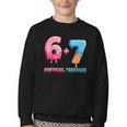 Baseball Ice Cream Drip 67 Official Teenager 13th Birthday Youth Crewneck Sweatshirt Baseball Ice Cream Drip 67 Official Teenager 13th Birthday Youth Crewneck Sweatshirt