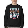 Baseball Ice Cream Drip Abuela Of The Birthday Boy Youth Crewneck Sweatshirt Baseball Ice Cream Drip Abuela Of The Birthday Boy Youth Crewneck Sweatshirt