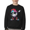 Baseball Ice Cream Drip Dabbing Sports Sprinkles For Boys Youth Crewneck Sweatshirt Baseball Ice Cream Drip Dabbing Sports Sprinkles For Boys Youth Crewneck Sweatshirt
