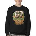 Baseball Ice Cream Drip Number 67 Playground Player 67th Youth Crewneck Sweatshirt Baseball Ice Cream Drip Number 67 Playground Player 67th Youth Crewneck Sweatshirt