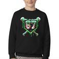 Baseball Ice Cream Drip Number 67 Six Seven Meme Christmas Youth Crewneck Sweatshirt Baseball Ice Cream Drip Number 67 Six Seven Meme Christmas Youth Crewneck Sweatshirt