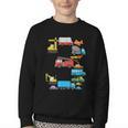 Baseball Ice Cream Drip Vehicles Youth Baseball Drip Youth Crewneck Sweatshirt Baseball Ice Cream Drip Vehicles Youth Baseball Drip Youth Crewneck Sweatshirt