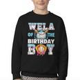 Baseball Ice Cream Drip Wela Of The Birthday Boy Youth Crewneck Sweatshirt